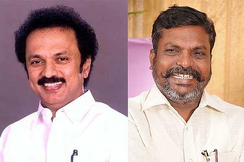 M K Stalin and Tirumavalavan