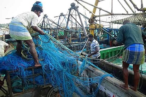 File photo of the fishermen in Rameswaram