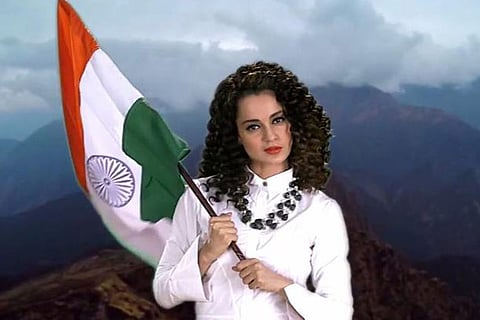 Screen shots of the viral video