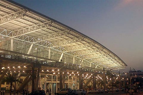 A file photo of the Chennai airport after expansion