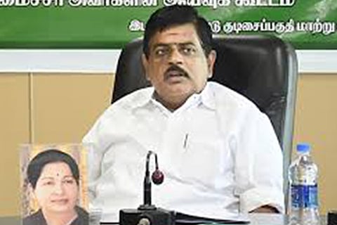 Housing and Urban Development Minister Udumalai K Radhakrishnan (Photo: AIADMK.com)