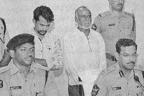 KA Dawood Jagir and Siroj Dastagir with the police at Rajampet