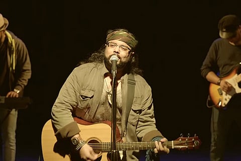 Amith Sivashanmugam, an independent artiste and frontman of the music band White Lady