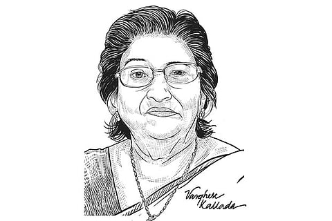 Dr Grace George, Chairperson, Alpha Group of Institutions (Illustration by Varghese Kallada)