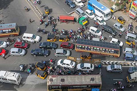 Pain of snarls at junction near mall spills to Saidapet, Tambaram, Velachery main roads