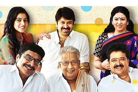 A poster of the new film Manal Kayiru 2 (Insert) A still from the 1982 film