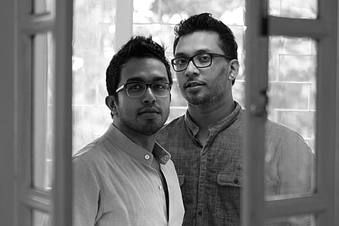 Fashion designer duo Dev R Nil