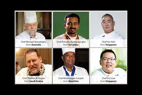 Top chefs from National and International restaurant who are part of the jury (Photo: SICA Facebook)