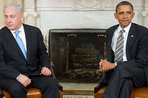 Israeli PM Benjamin Netanyahu and US President Barack Obama