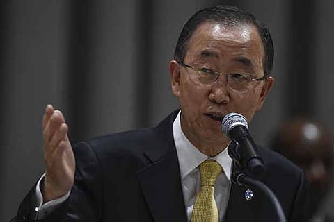 UN Secretary General Ban Ki-moon