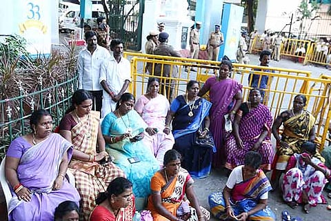 Party workers continued to camp outside Apollo Hospitals