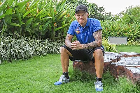 Norwegian John Arne Riise (Photo: Justin George)