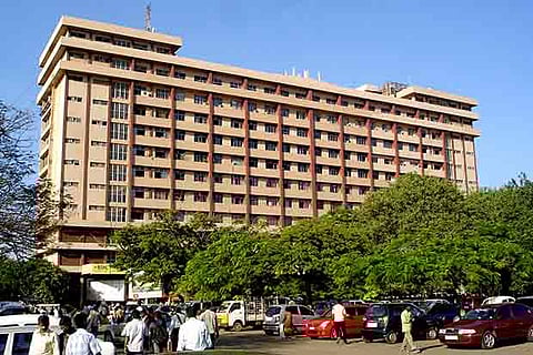 File photo of the Moore Market Complex building in Chennai