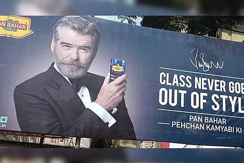 Twitter has field day as Pierce Brosnan bonds with Pan Masala