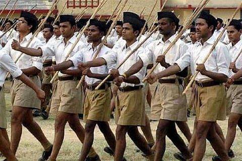 File photo of the RSS workers