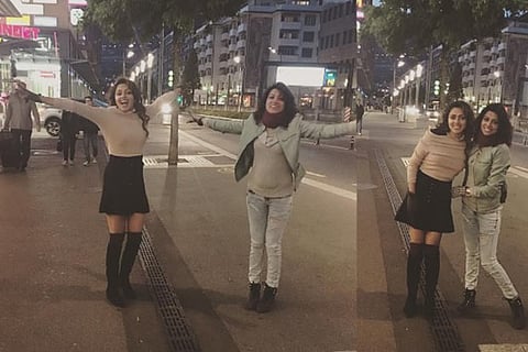 Amala shoots for Hebbuli in Switzerland