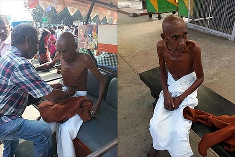 Rescued senior citizen