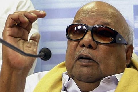 DMK Chief M Karunanidhi