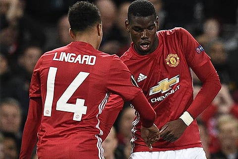Paul Pogba (right)