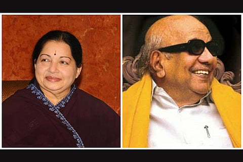 Jayalalithaa and Karunanidhi