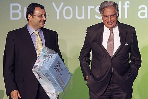 A file photo of Ratan Tata and Cyrus Mistry