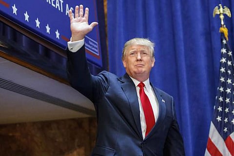 Republican presidential nominee Donald Trump