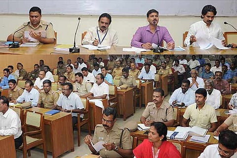 A high-level meeting of poll officials and observers held at Madurai