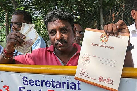 With a wedding coming up, this man produced the wedding invitation to convince bank officials