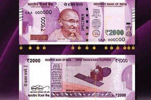 In November 10, 2016, the new Rs 2,000 note which was introduced