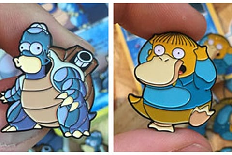 Graphic designer combines Pok?mon with The Simpsons