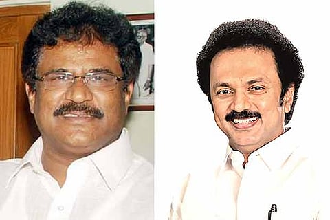 TNCC president Su Thirunavukkarasar and MK Stalin