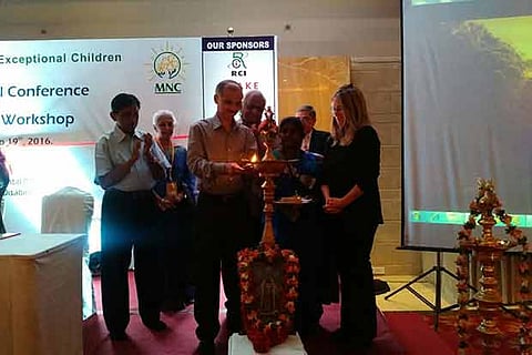Mohammad Nasimuddin inaugurating the 5th International conference and 13th National Workshop 2016