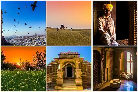 The odyssey of sun?s rays in land of palaces