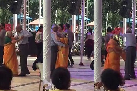 A screen shot from the video