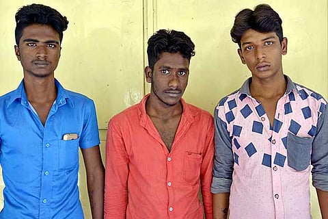 (From Left) Salman, Azarudeen and Vignesh
