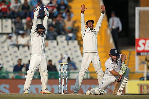 onny Bairstow?s belligerent innings of 89 comes to an end as the England batsman falls LBW to Jayant