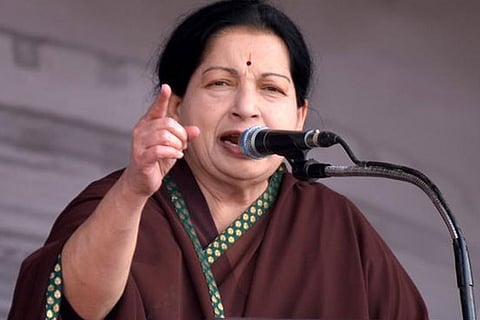 AIADMK supermo Jayalalithaa