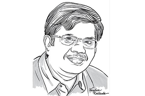 Justice K Chandru (Illustration by Varghese Kallada)