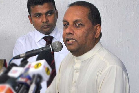 Mahinda Amaraveera, Sri Lankan Fisheries Minster