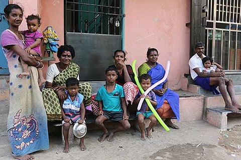 Residents of Vyasarpadi said they have received no compensation (Photo: Justin George)