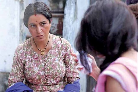 A screen shot from the short film Chutney