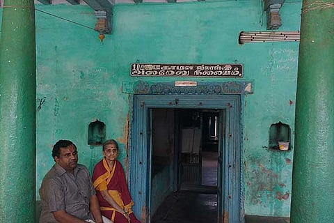 Ancestral house of Jayalalithaa in Srirangam and the present occupants S Varadharajan and his mother