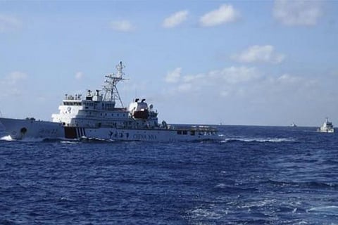 A Chinese coast guard vessel in South China Sea