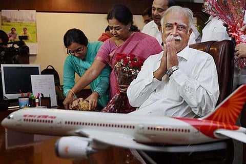 Civil Aviation Minister Ashok Gajapathi Raju