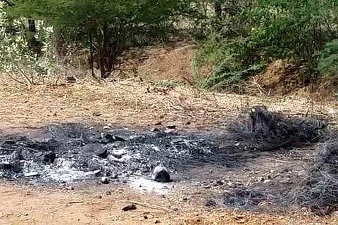 The crematorium where Aishwarya?s body was reportedly burnt by her family in Namakkal district