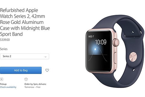 Refurbished Apple Watches available at USD 229