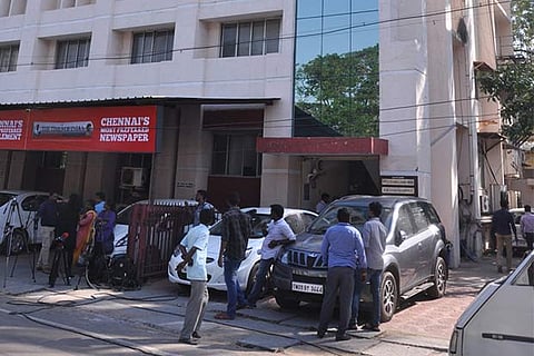 The office premises of Vivek Rao on Chamier?s Road