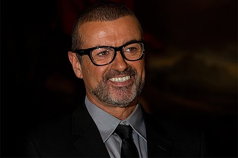 File photo of British singer George Michael