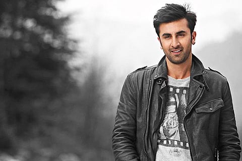 Ranbir Kapoor sporting a leather jacket