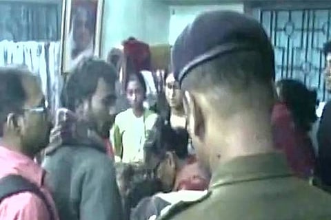 The attackers smashed a windowpane and damaged furniture (Image ANI)